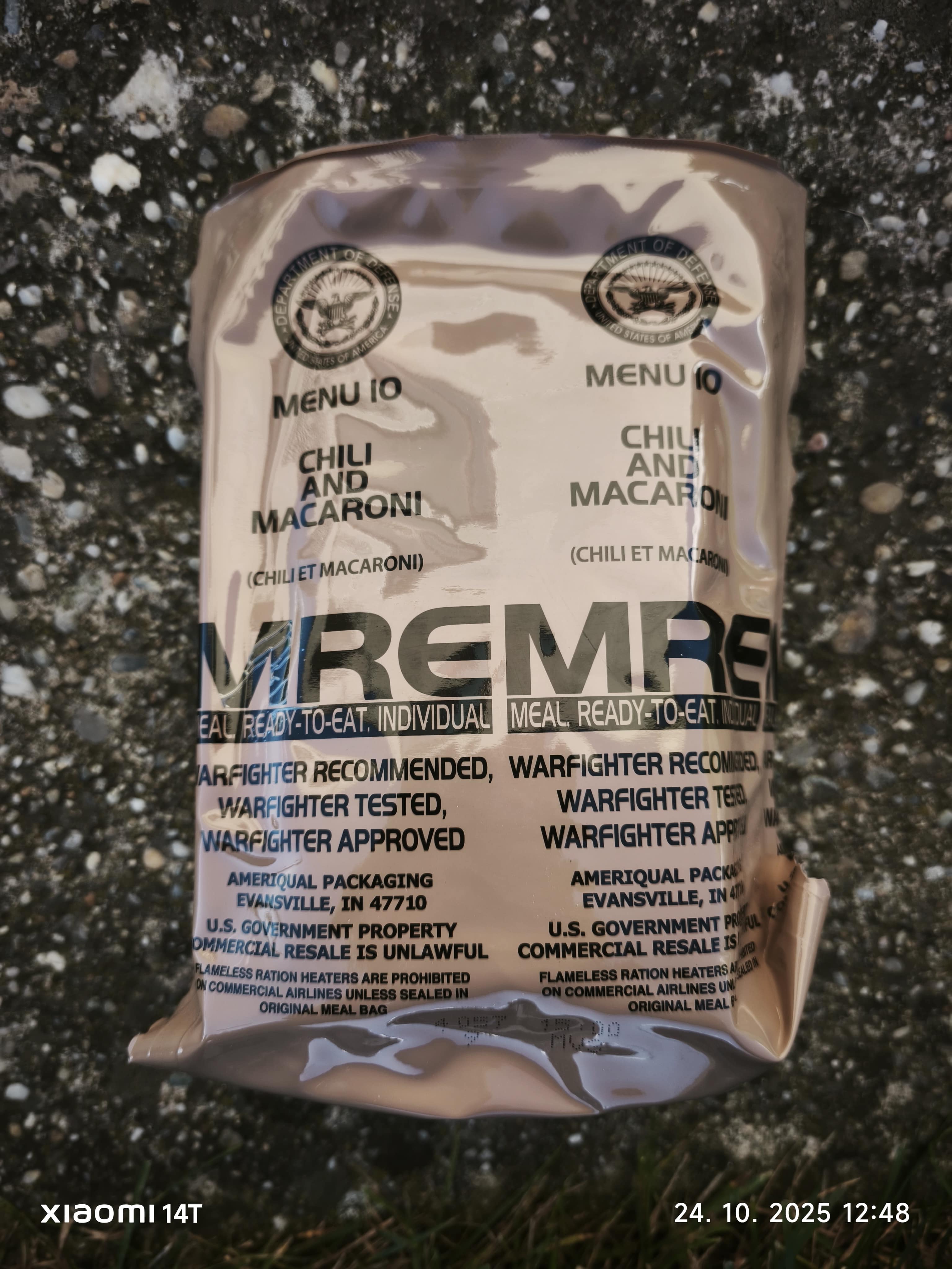 Amerikai MRE Csomag