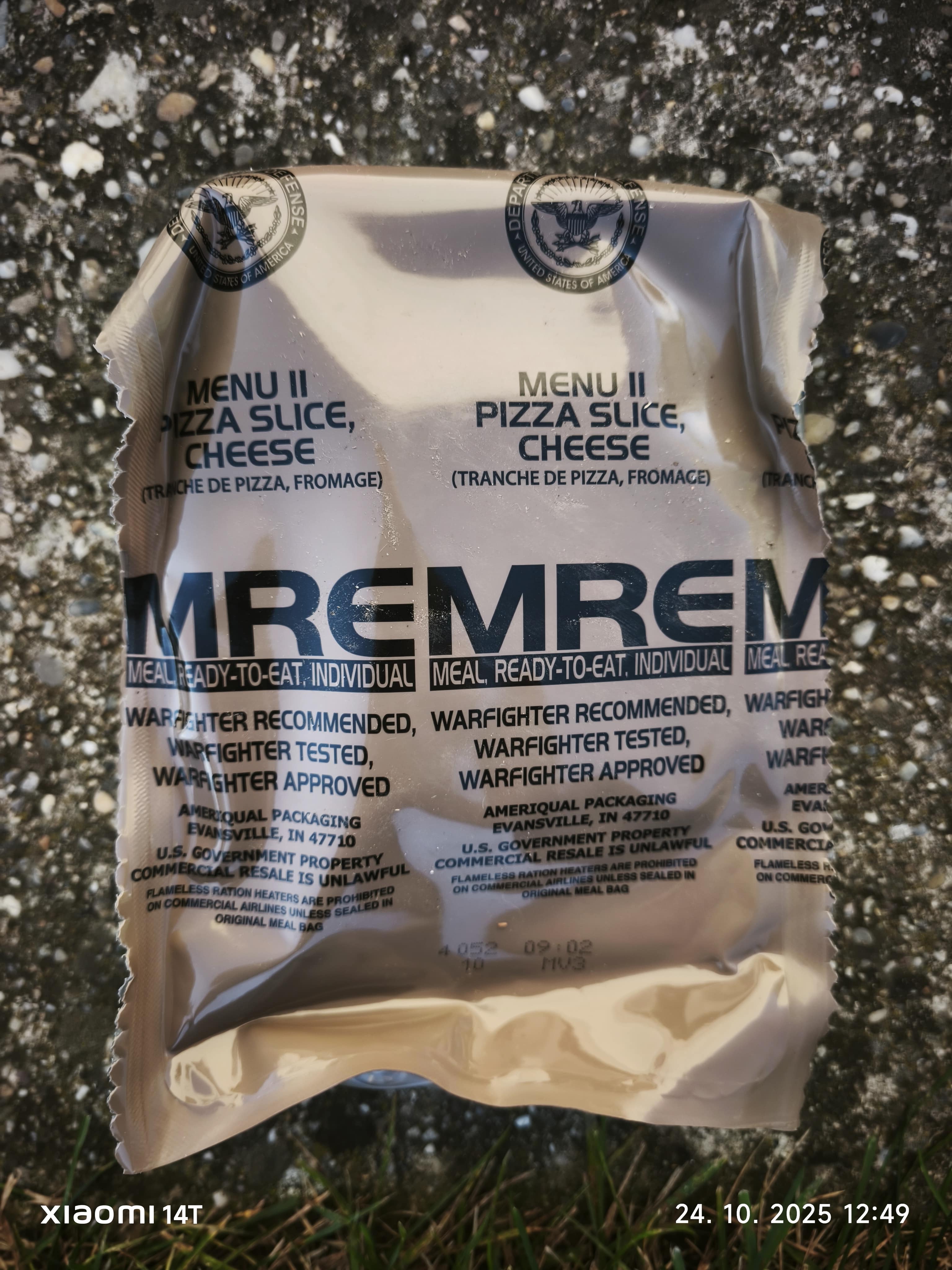 Amerikai MRE Csomag