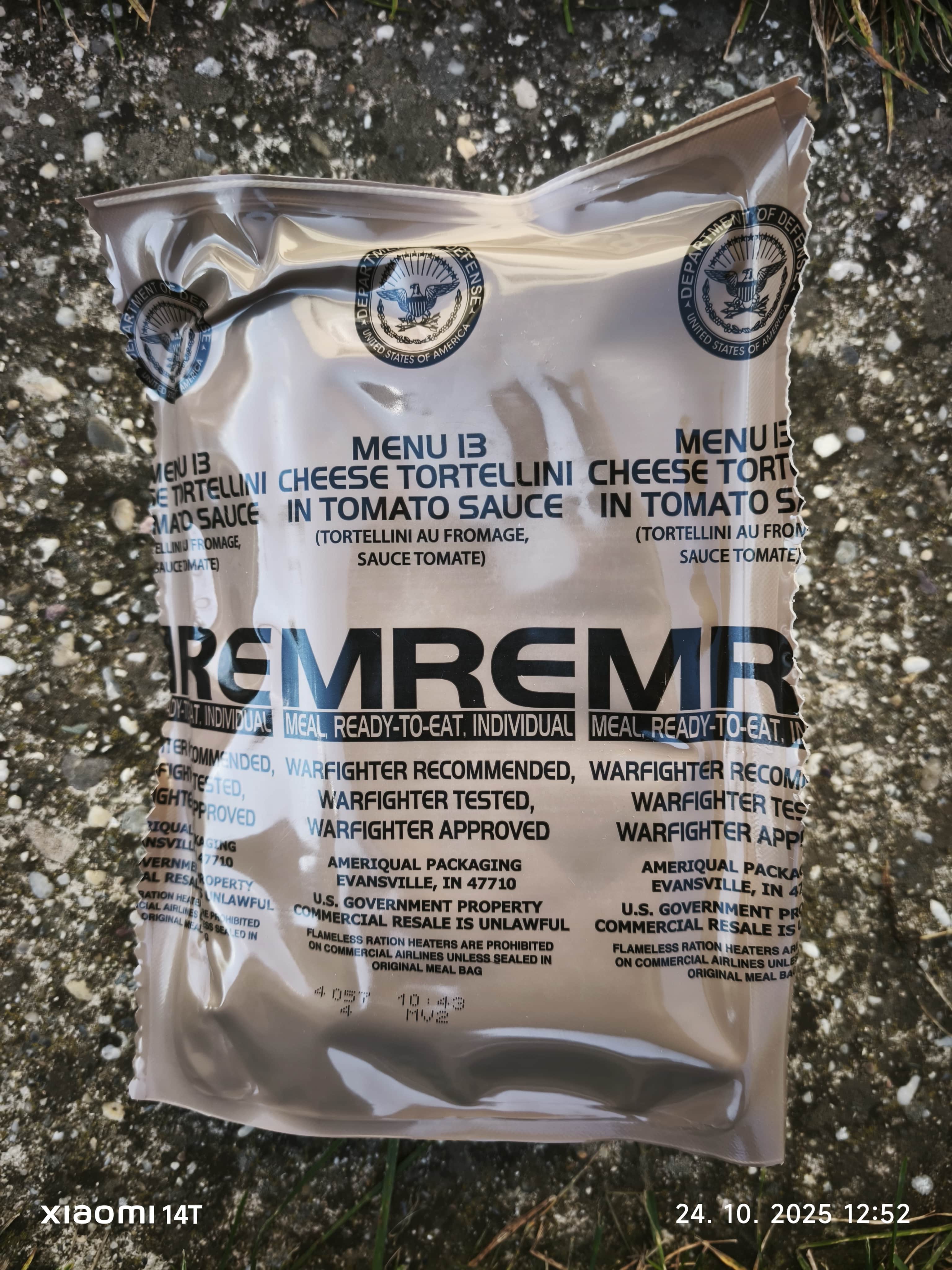 Amerikai MRE Csomag