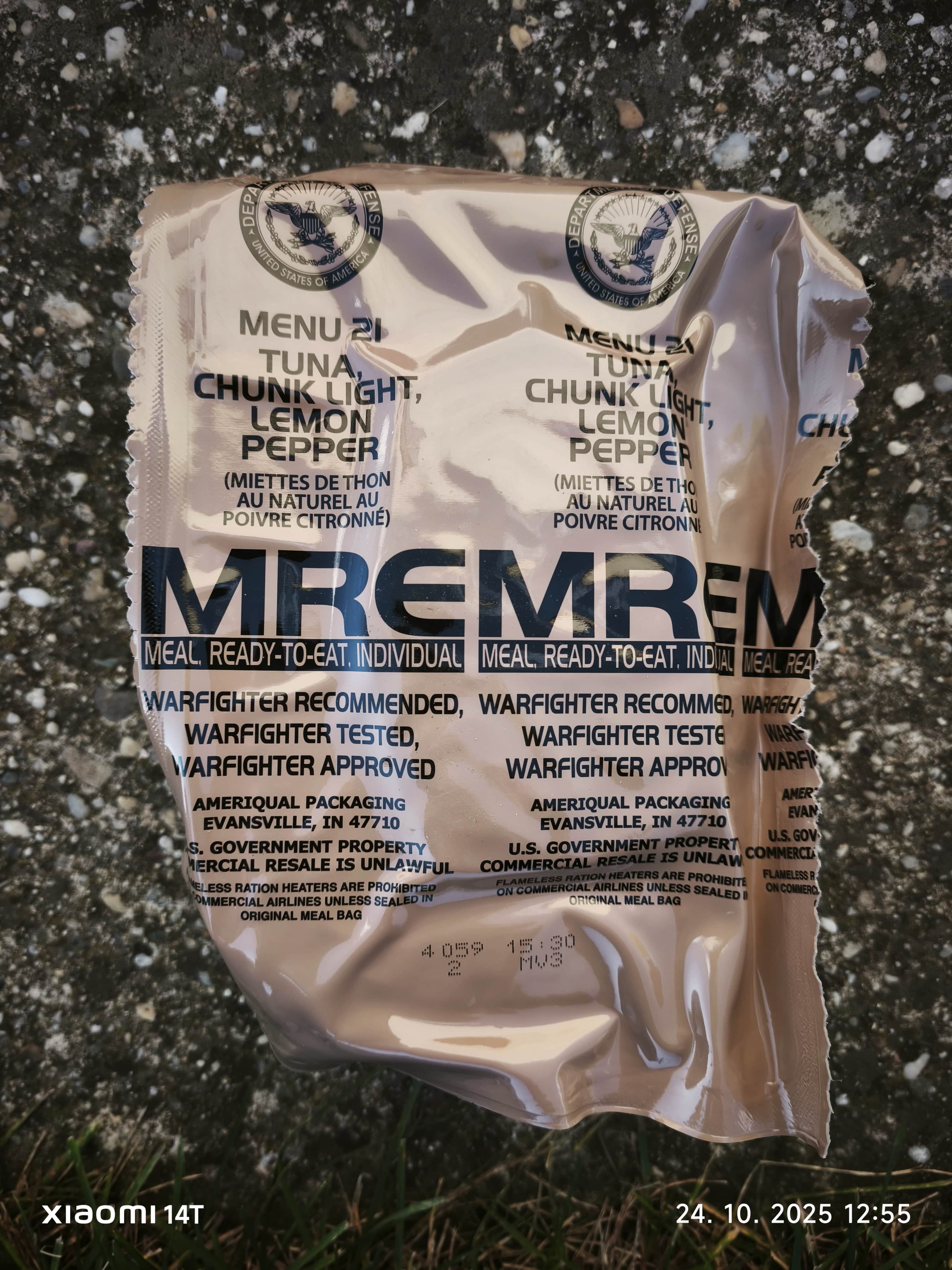 Amerikai MRE Csomag