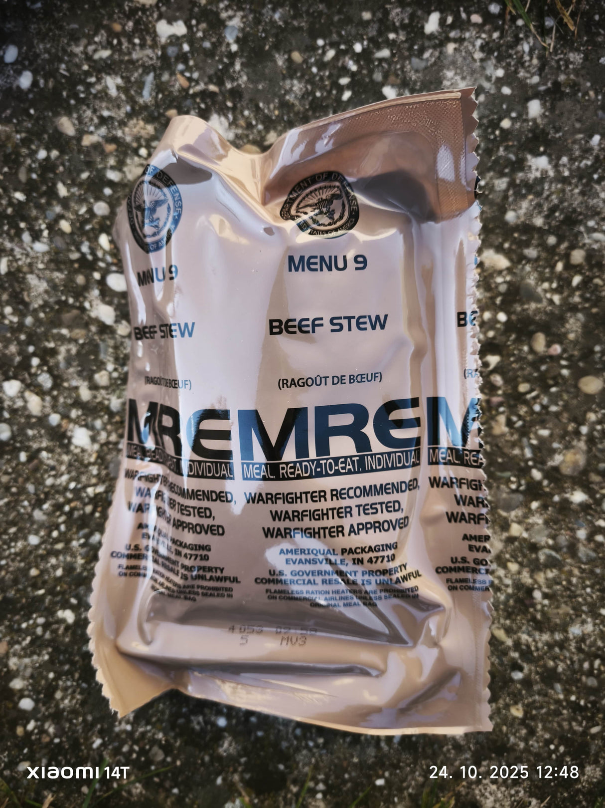 Amerikai MRE Csomag