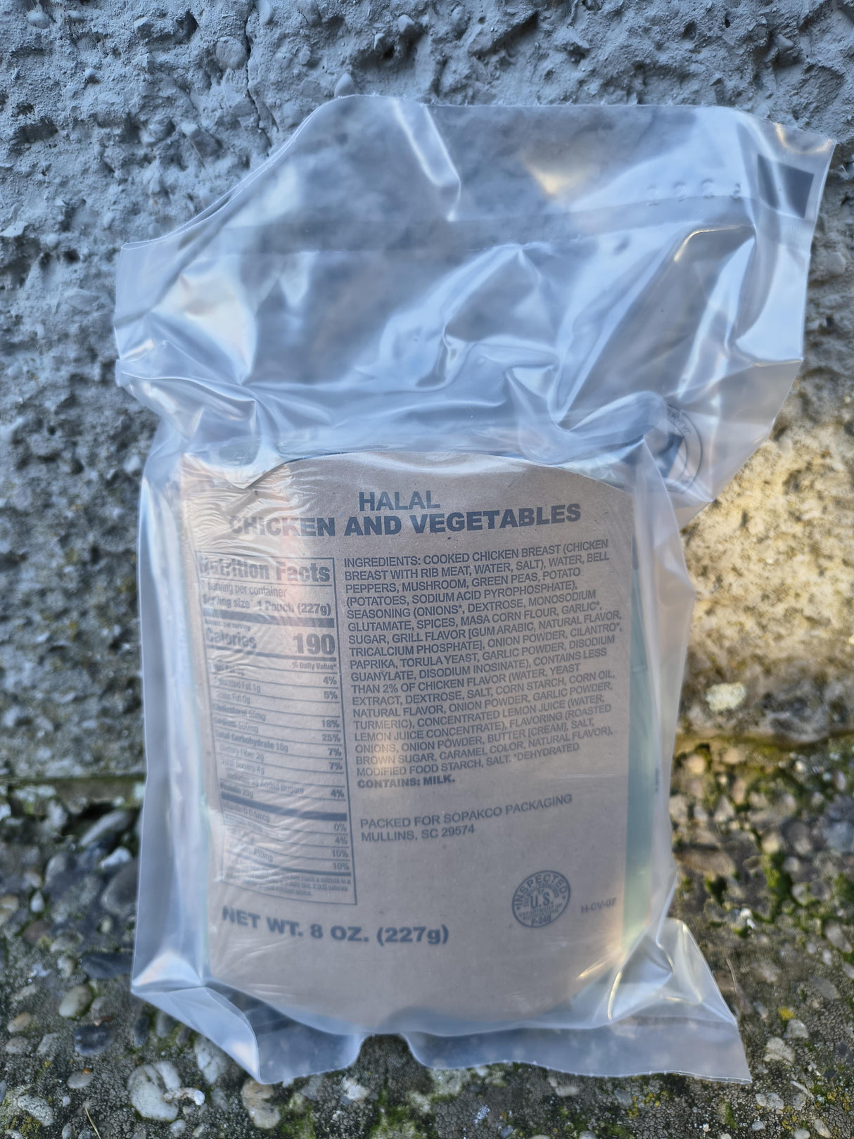 AMERIKAI MRE HALAL Csomag