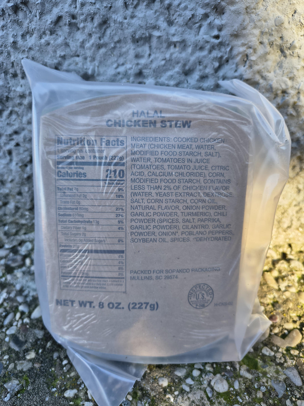 AMERIKAI MRE HALAL Csomag