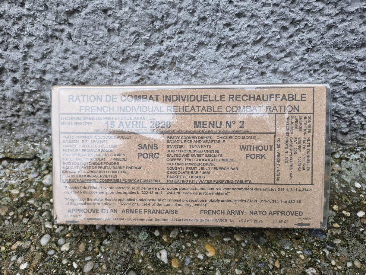 Francia MRE Csomag RCIR 24 órás Idegenlégiós Fejadag (Limitált)