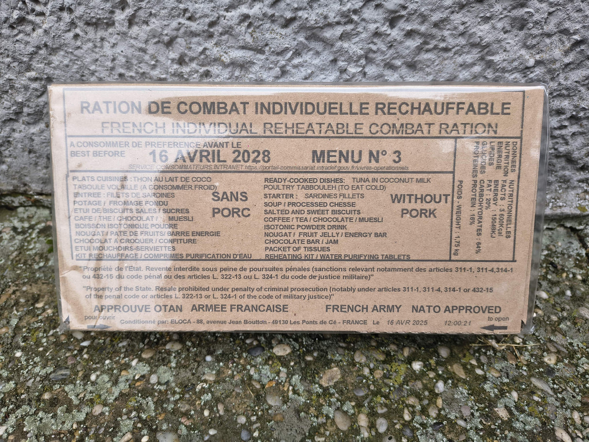 Francia MRE Csomag RCIR 24 órás Idegenlégiós Fejadag (Limitált)