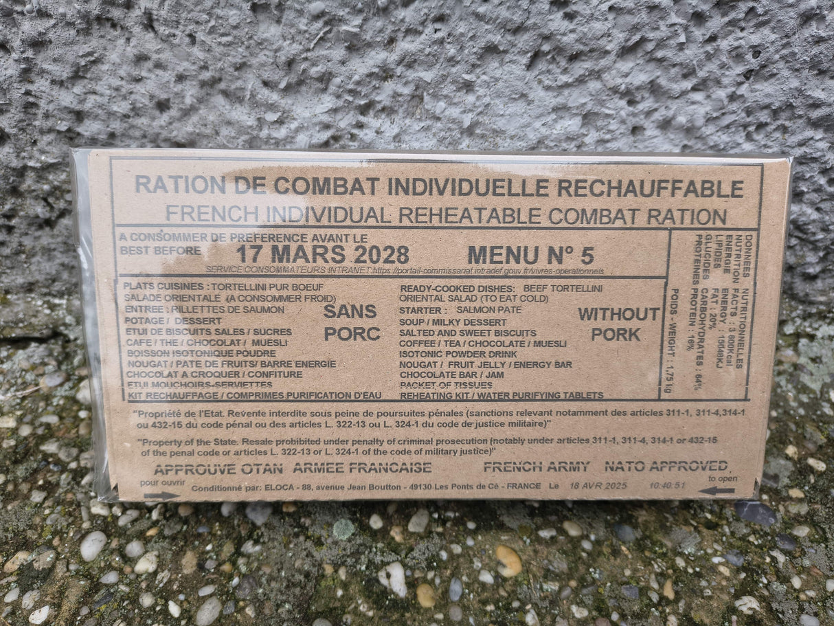 Francia MRE Csomag RCIR 24 órás Idegenlégiós Fejadag (Limitált)