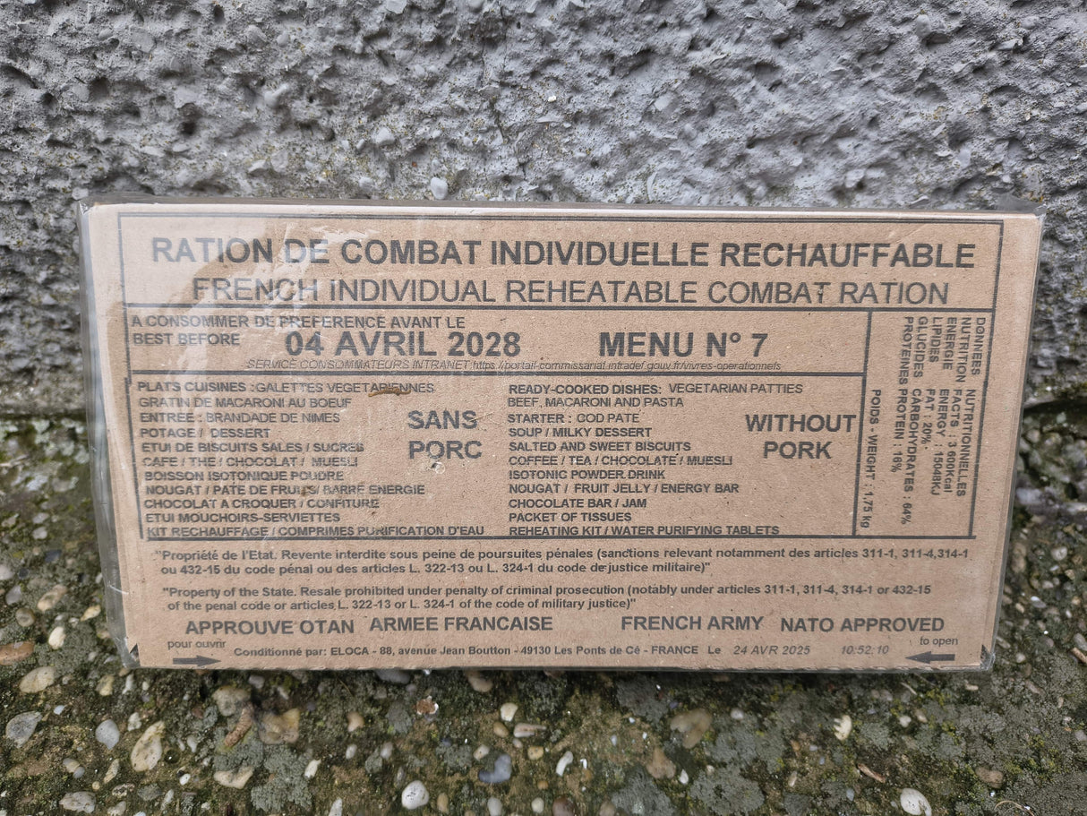 Francia MRE Csomag RCIR 24 órás Idegenlégiós Fejadag (Limitált)