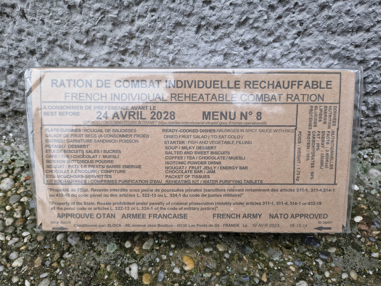 Francia MRE Csomag RCIR 24 órás Idegenlégiós Fejadag (Limitált)