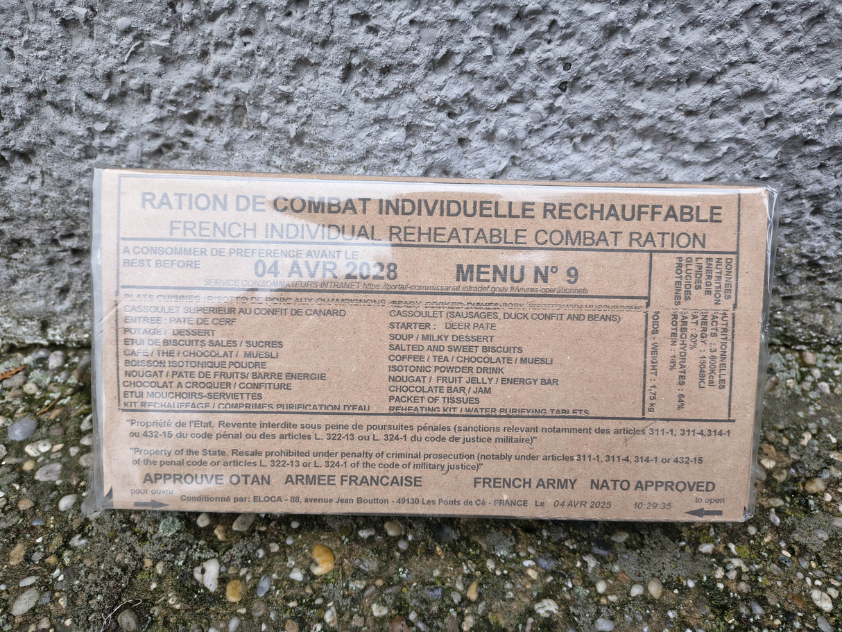 Francia MRE Csomag RCIR 24 órás Idegenlégiós Fejadag (Limitált)