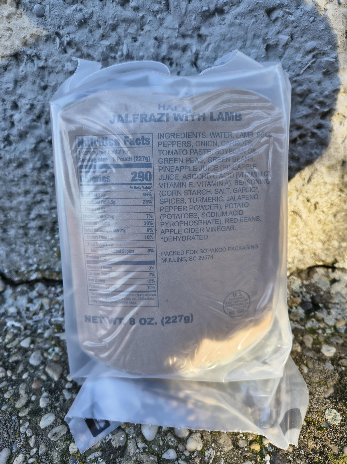 AMERIKAI MRE HALAL Csomag