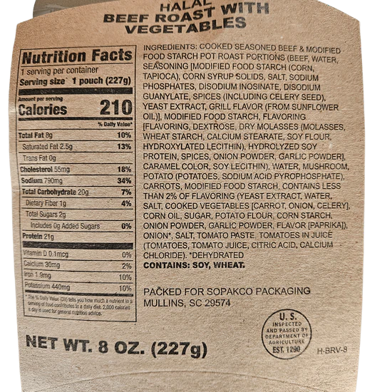 AMERIKAI MRE HALAL Csomag