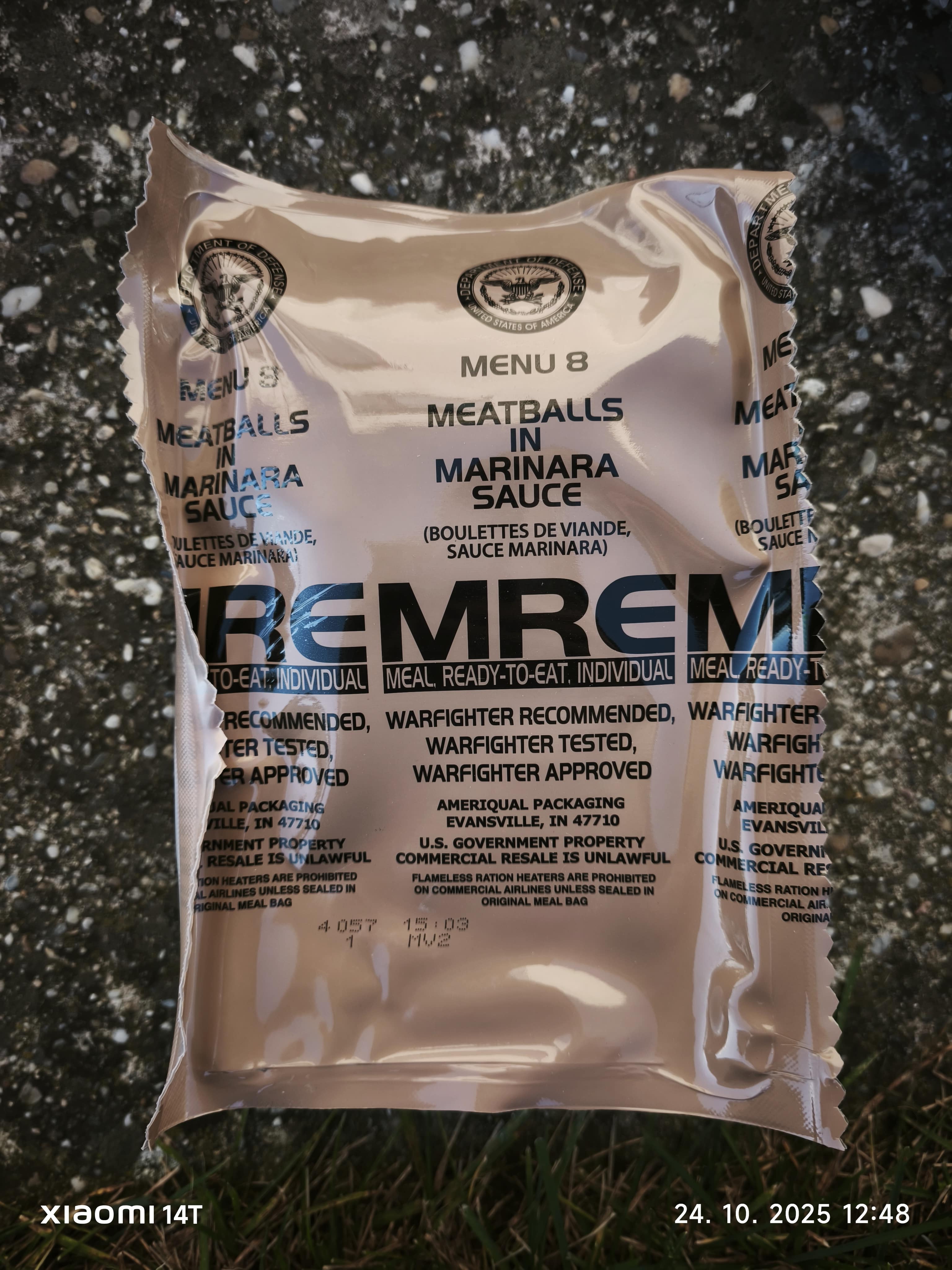 Amerikai MRE Csomag